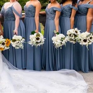 Morilee | Madeline Garner - Bridesmaid / Formalwear Dress - Slate - style 21614